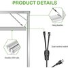 Ipower 70W 2 Bulb LED Grow Light with 4 Feet Foldable Stand Rack GLLEDXJMPS4FB2FOLD